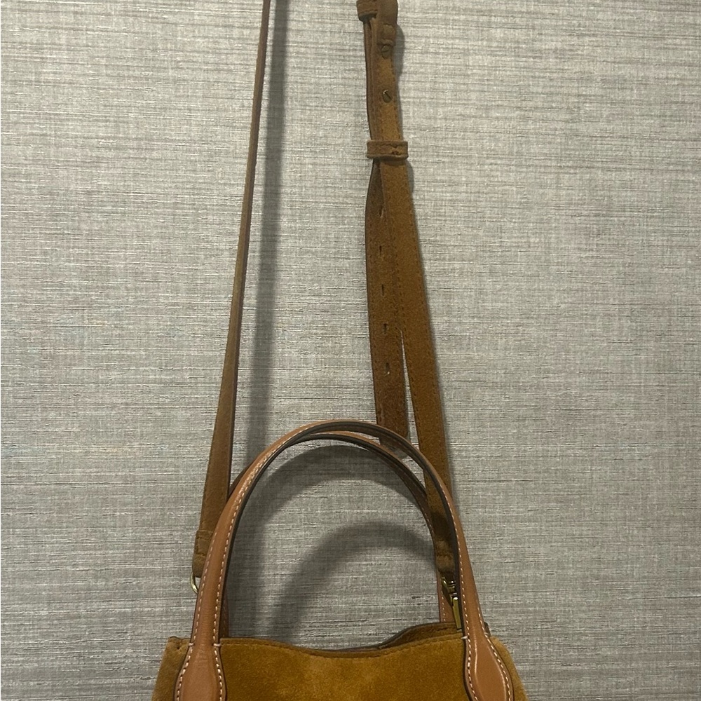 Madewell Tan Suede Mini Bag - Picture 12 of 16